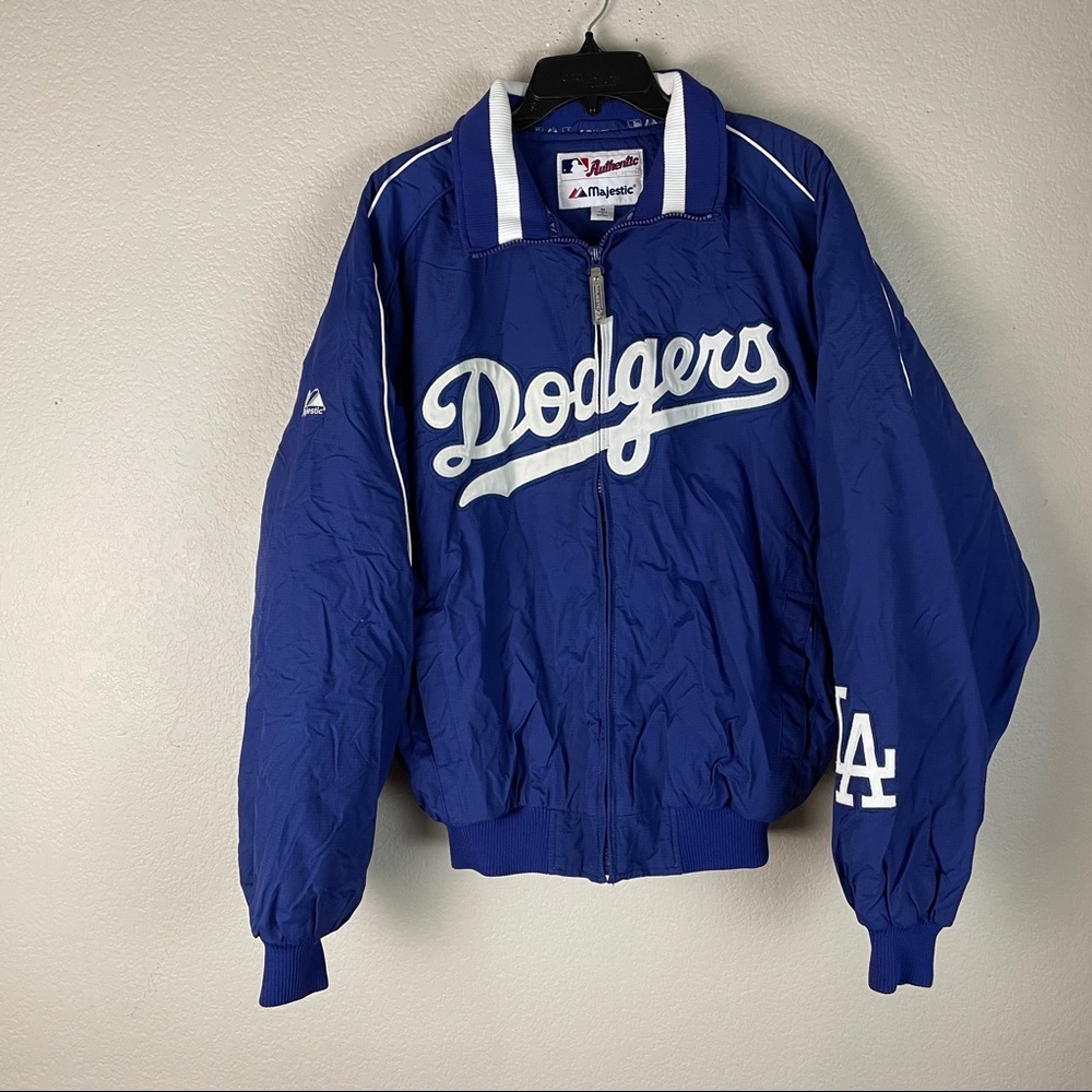 Los Angeles Dodgers Majestic Jacket Mens Medium